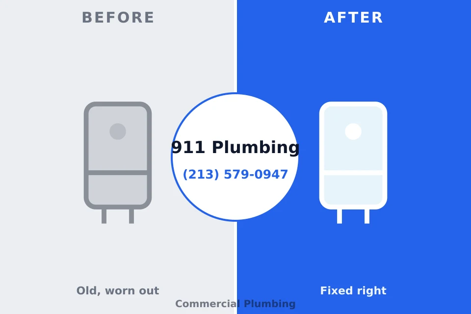Before and after: plumbing company Junction City, OR